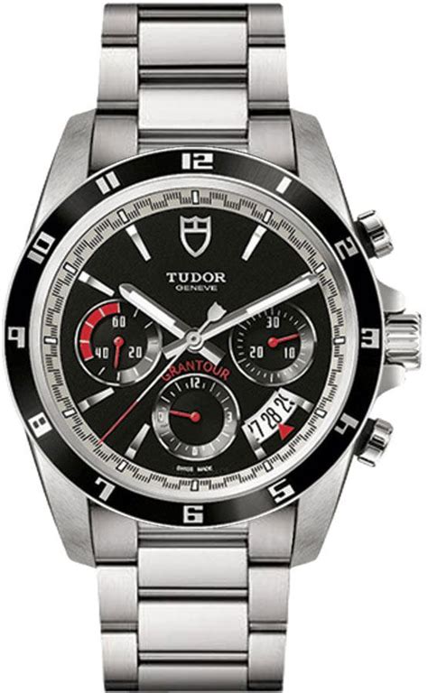 tudor 20530n|Tudor Grantour Chronograph Black Dial Men's Watch M20530N .